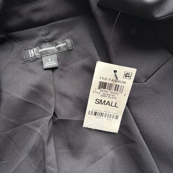 I.N.C. International Concepts Women's Black Single-Breasted Blazer NWT - Picture 6 of 6